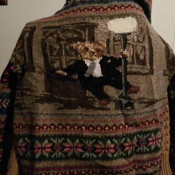 POLO Ralph Lauren teddy bear sweater isle